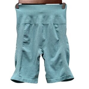 Alphalete Women’s  Seamless Biker Shorts Turquoise Green Size Small